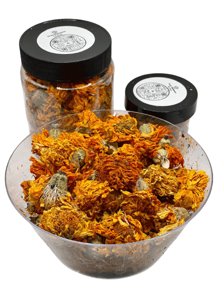 Premium Dried Marigold Flower Forage Treat For Rabbit, Hamsters, Guinea Pigs, Chinchillas & Small Rodents