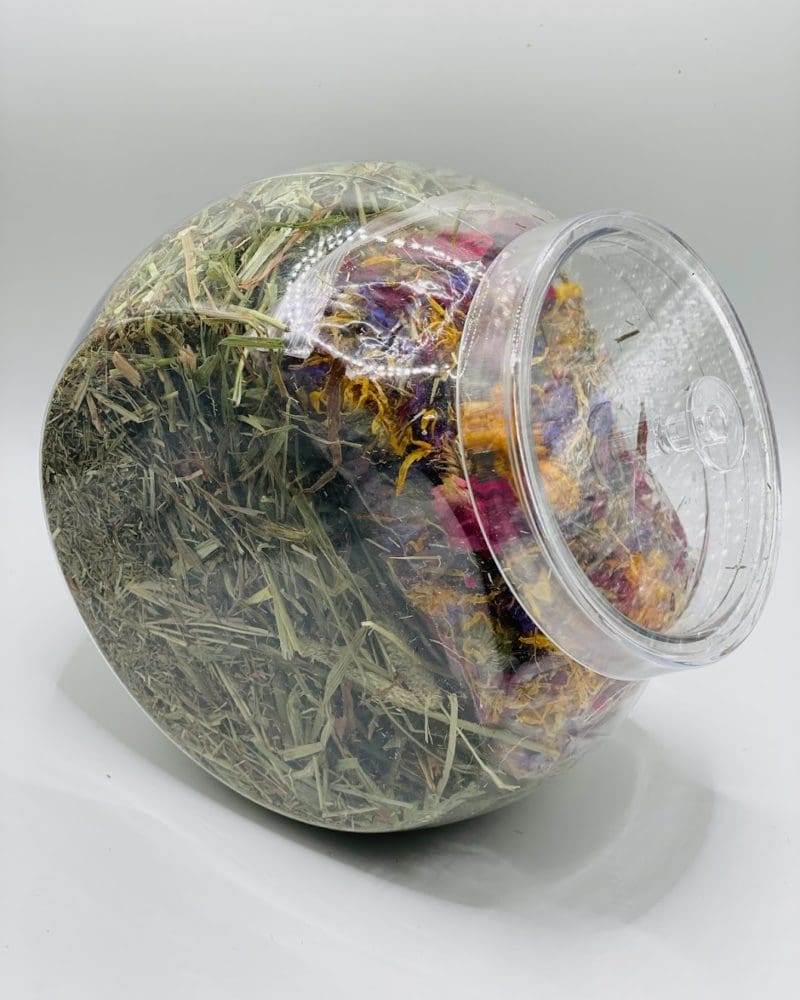 Hay and Forage Floral Mix Treat For Rabbit, Hamsters, Guinea Pig, Chinchilla, Rodent and other Small Animals
